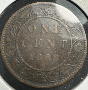 1882 H Large Cent Penny Canada! - Bild 1 von 2
