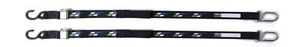 Kawasaki lashing strap lashing strap set black S-hook and carabiner clamp 38 mm - Picture 1 of 4