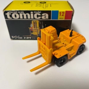 Tomica No.12 Toyota Forklift 1/120 Diecast Yellow Model with Box TCM FD200 Japan - Picture 1 of 17