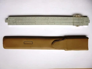 Rechenschieber Reiss Rechenstab Aluminium DDR - Bild 1 von 5