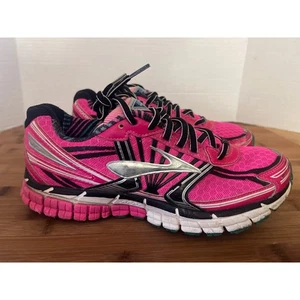 Brooks Adrenaline GTS 14 Damen Laufschuhe pink schwarz silber Größe 7 (B) - Bild 1 von 10