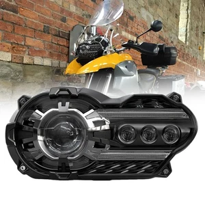 LED Headlight Hi-Low DRL For BMW R1200 GS 2004-2012 R1200GS Adv 2005-2013 - Picture 1 of 12