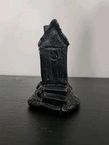 Estatuilla artesanal de carbón negro para casa tallada a mano/baño - Imagen 1 de 7