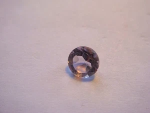 Amethyst Gemstone Round Cut 6 mm  0.5 Carat Natural Faceted Gem - Picture 1 of 3