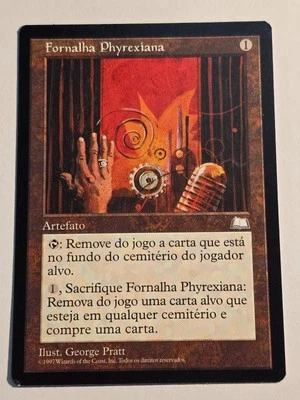Phyrexian Furnace●Weatherlight●MTG●1997●UNCOMMON●PORTUGUESE●NM(-)●C563 - Image 1 of 2