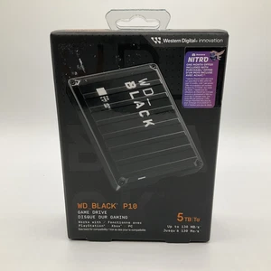 NEW Western Digital WD_BLACK P10 High Performance Game Drive 5TB Portable HDD #2 - Afbeelding 1 van 7