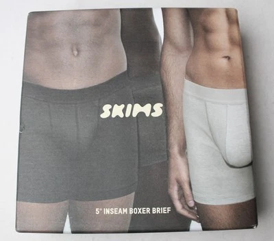 Skims Men's 3-Pack Mid-Weight Cotton 5" Boxer Briefs ZG3 Merlot Multi Medium NWT - Image 1 of 4