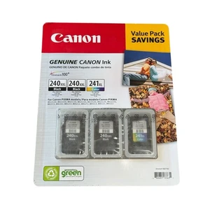 Original Canon Tintenpatronen, 2PG-240XXL Schwarz X2 & CL-241XL Farbe X 1 - Bild 1 von 3