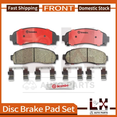 Brembo 1 Front Brake Pad Fits 2005-2006 Chevrolet Equinox 2006 Pontiac Torrent - Image 1 of 3