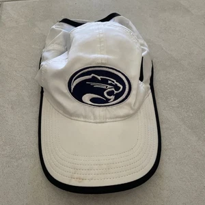 Nike Mens Hat Cap Golf White Logo Adjustable One Size Polyester - Picture 1 of 5
