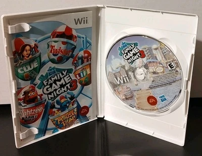 Hasbro Family Game Night Nintendo Wii, 2010 CIB Complete Fast Shipping - Image 1 of 4