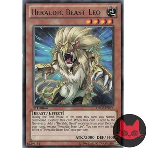 Yugioh Wappentier Löwe CBLZ-DE017 Rare 1. Auflage NM - Bild 1 von 2