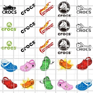 Crocs Waterslide Nail Art Decals Set Of 50 Instructions & Bonus - Imagen 1 de 5