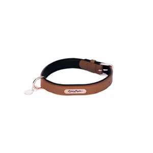 Zippy Paws Legacy Collection Leather Dog Collar (Brown) - Large - Picture 1 of 1