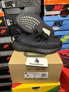 adidas Yeezy Boost 350 V2 'Onyx' HQ4540 size 5.5M USED - Picture 1 of 8