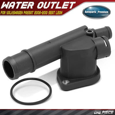 Termostato refrigerante motor trasero carcasa salida de agua para Volkswagen Passat 06-10 Foto 1 de 4