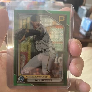 Refractor mojo verde Bowman Paul Skenes 2024 #D 88/99 - Imagen 1 de 4
