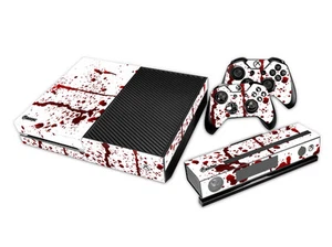 Xbox One Skin Design Foils Sticker Screen Protector Set - Blood Motif - Picture 1 of 1