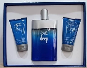 DAVIDOFF COOL WATER DEEP EAU DE TOILETTE 100 ML + AFTER SHAVE +GEL DESCATALOGADO - Imagen 1 de 2