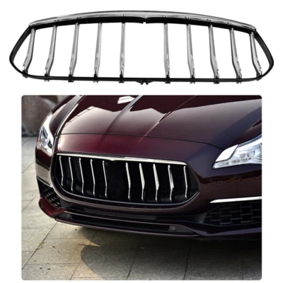 Front Grille Mesh Grill Vent Trim Bar ABS FitS Maserati Quattroporte 2017-2020 - Изображение 1 из 4