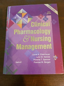 Clinical Pharmacology & Nursing Management Fifth Edition Free Disk - Imagen 1 de 4