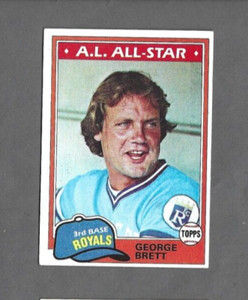 George Brett HOF Kansas City Royals 1981 Topps #700