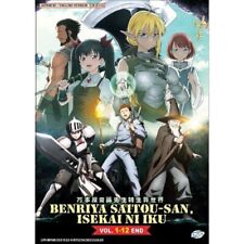 DVD Anime Benriya Saitou-San, Isekai Ni Iku (Vol. 1-12 End) [English Dubbed]