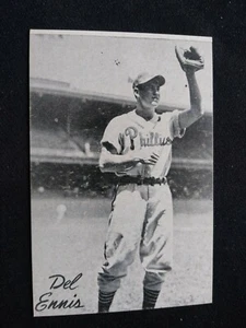 1947 Bond Bread D305 Baseball Card # 14 Del Ennis - Philadelphia Phillies (NM) - Picture 1 of 3