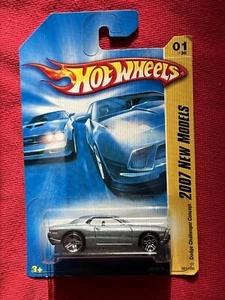 2007 Hot Wheels #01 DODGE CHALLENGER CONCEPT #01 of 36 GRAY FACTORY SEALED SEMA - Picture 1 of 5