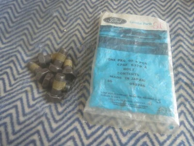 NUEVO 1987-1997 MERCURY TRACER FORD ASPIRE VOLANTE PLACA FLEXIBLE PERNOS 6 PIEZAS Foto 1 de 4