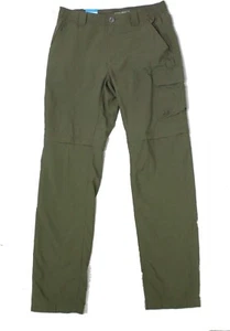 Columbia Mens Smith Creek Convertibe Cargo Pants Stretch Green 38X34 NWT - Picture 1 of 3