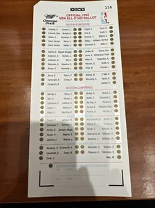 BELLO! NBA All Star 1993 ballottaggio ufficiale nuovo mai usato originale New York Knicks - Foto 1 di 4