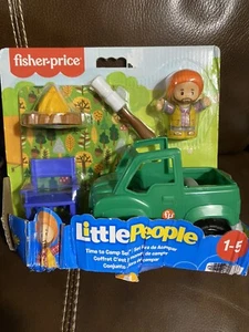 NEW Fisher Price Little People Time to Camp Toddler Toy Play Set Marshmallows!  - Picture 1 of 5