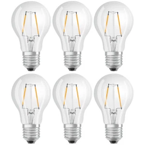 6 x Osram LED Filament Birnen 2,2W = 25W E27 klar 250lm warmweiß 2700K DIMMBAR - Bild 1 von 5