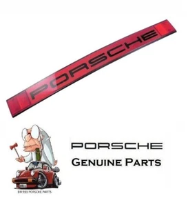 Luz Trasera Porsche 911 Lente Reflector Centro Letras Negras 91163143203 GENUINO - Imagen 1 de 1