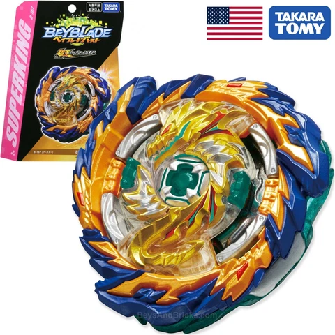 TAKARA TOMY Mirage Fafnir Burst Surge Superking Beyblade B-167 - USA SELLER! Cover