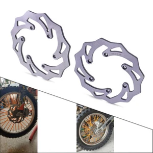 Front Rear Brake Discs Rotors For SX450 XC200 EXC250 EXC450 XCW300 Dirt Bike - Picture 1 of 6