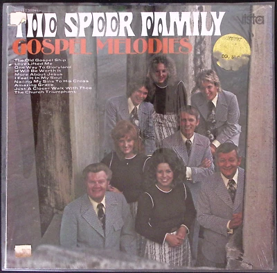 THE SPEER FAMILY GOSPEL MELODIES VISTA RECORDS  VINYL LP  155-50W - Image 1 of 4