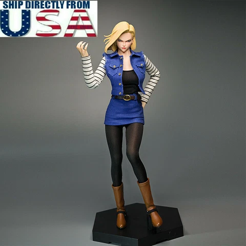 1/6 Android 18 Lazuli Costumes Clothing Set C For 12" Hot Toys TBL PHICEN Figure Cover