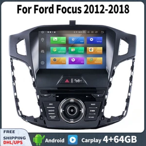 For Ford Focus 2012-2018 Android 12 Car Radio Stereo GPS Navigation Video Screen - Picture 1 of 8