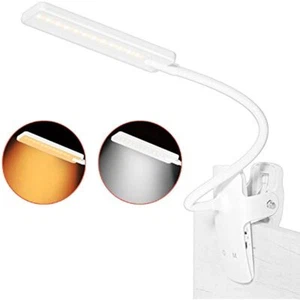 LENCENT 24 LED Reading Book Light Clip Desk Lamp USB Rechargeable Touch Control - Picture 1 of 6