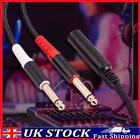 1/4 TRS To 1/4 TS Audio Adapter Cable Replacement Accessories for Mixer Headset
