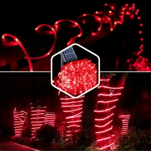 100 LED Outdoor Fairy Lighting Xmas Party Tree Decorate Solar String Lights US - Picture 1 of 13