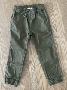 Pantalones de chándal de algodón con cordón elástico verde GAP KIDS para niños - PEQUEÑOS - Imagen 1 de 6