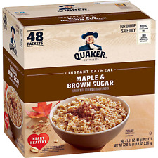 Quaker Instant Oatmeal Maple & Brown Sugar Individual Packets 1.51 Ounce (Pac