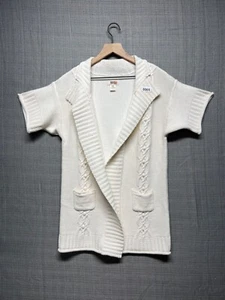 Route 66 Women's Cardigan White Short Sleeve Size S/C - Picture 1 of 9