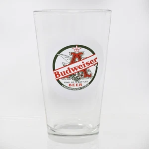 Budweiser King of Bottled Beer Retro Logo inspiriert Brauerei Glas Pub Barware Tasse - Bild 1 von 7