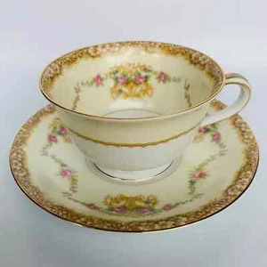 1933 Noritake China tazza da tè e piattino - Foto 1 di 10
