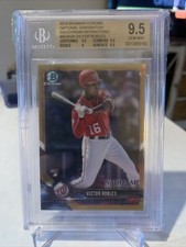 2018 Bowman Chrome National Convention Gold Prism Refractor Victor Robles 29/50