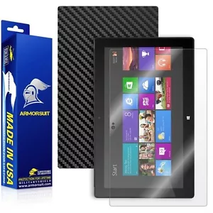 ArmorSuit Microsoft Pro 4 Screen Protector + Black Carbon Skin Protector USA - Picture 1 of 6